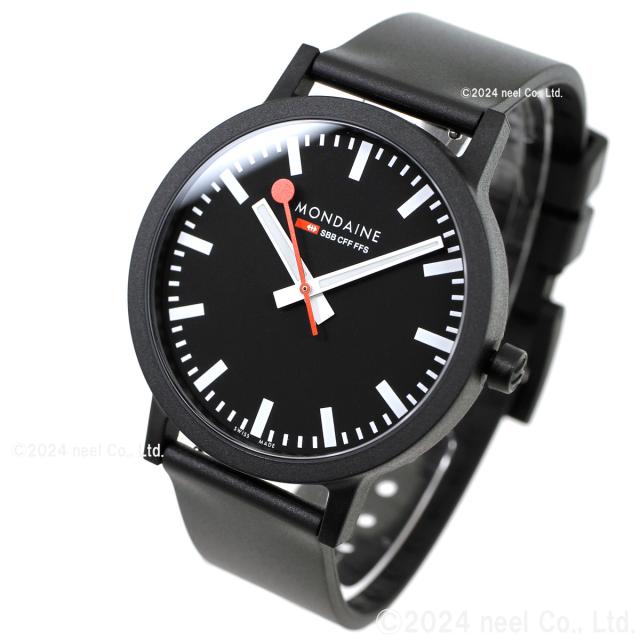 モンディーン MONDAINE 腕時計 メンズ レディース エッセンス 41mm ブラックダイヤル essence MS1.41120.RB_6