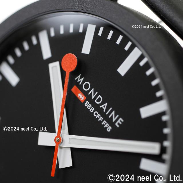 モンディーン MONDAINE 腕時計 メンズ レディース エッセンス 41mm ブラックダイヤル essence MS1.41120.RB_9