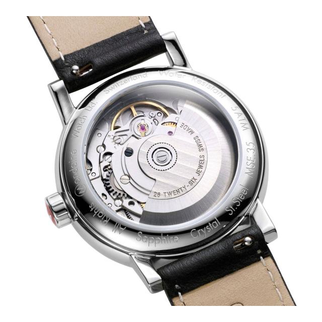 モンディーン MONDAINE 自動巻き 腕時計 レディース エヴォ2 オートマティック 35mm グレープビーガンレザー evo2 MSE.35610.LBV_17