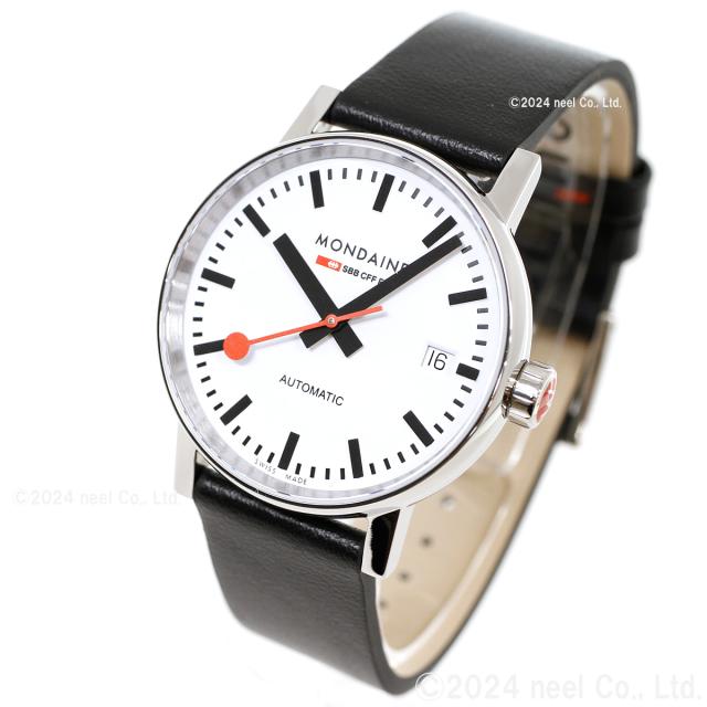 モンディーン MONDAINE 自動巻き 腕時計 レディース エヴォ2 オートマティック 35mm グレープビーガンレザー evo2 MSE.35610.LBV_6