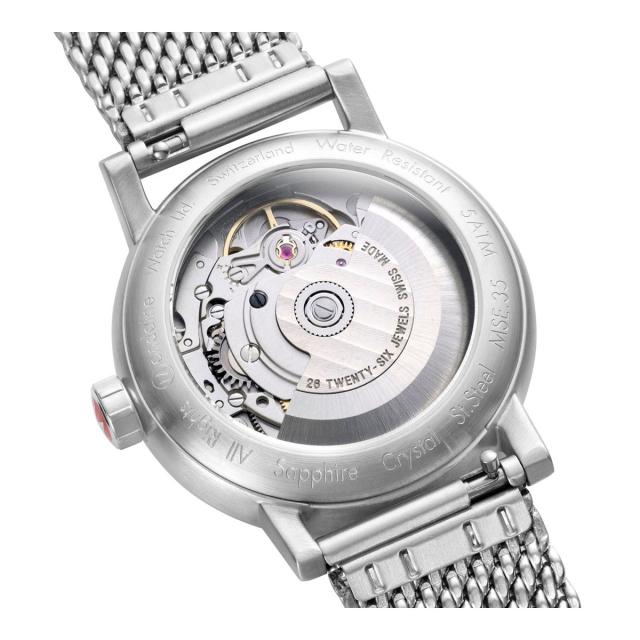 モンディーン MONDAINE 自動巻き 腕時計 レディース エヴォ2 オートマティック 35mm メッシュブレスレット evo2 MSE.35610.SM