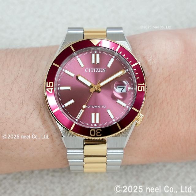 シチズンコレクション CITIZEN COLLECTION メカニカル 自動巻き 機械式 腕時計 メンズ NJ0234-58X TSUYOSA Shore コーラルレッド_6