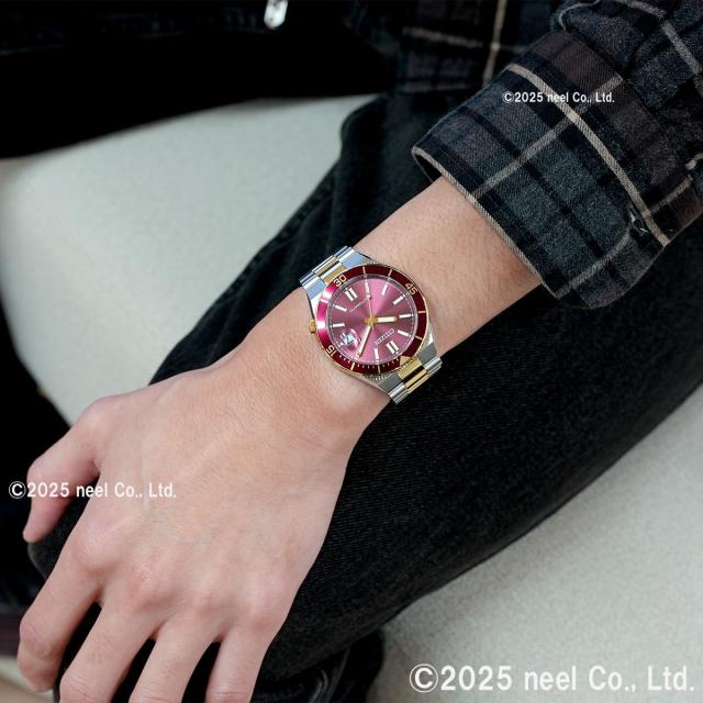 シチズンコレクション CITIZEN COLLECTION メカニカル 自動巻き 機械式 腕時計 メンズ NJ0234-58X TSUYOSA Shore コーラルレッド_7