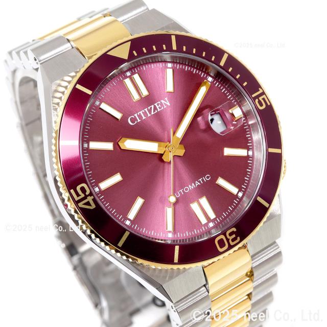 シチズンコレクション CITIZEN COLLECTION メカニカル 自動巻き 機械式 腕時計 メンズ NJ0234-58X TSUYOSA Shore コーラルレッド_9