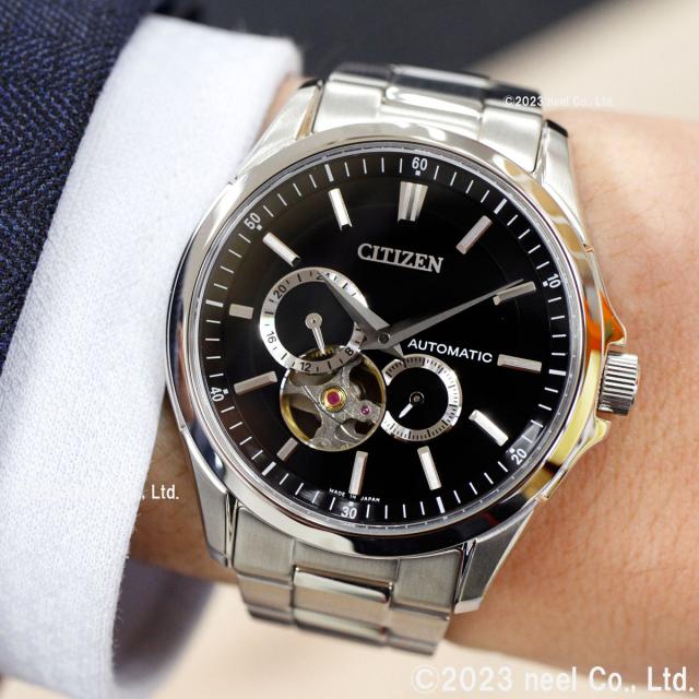 CITIZENシチズン 腕時計 NP1010-51E 自動巻き ブラックシルバー CITIZEN シチズン コレクション 腕時計 日本製 自動巻き