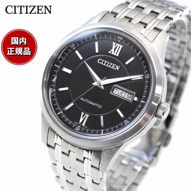 シチズンコレクション CITIZEN COLLECTION メカニカル 自動巻き 機械式 腕時計 メンズ NY4050-62E クラシックデイ＆デイト