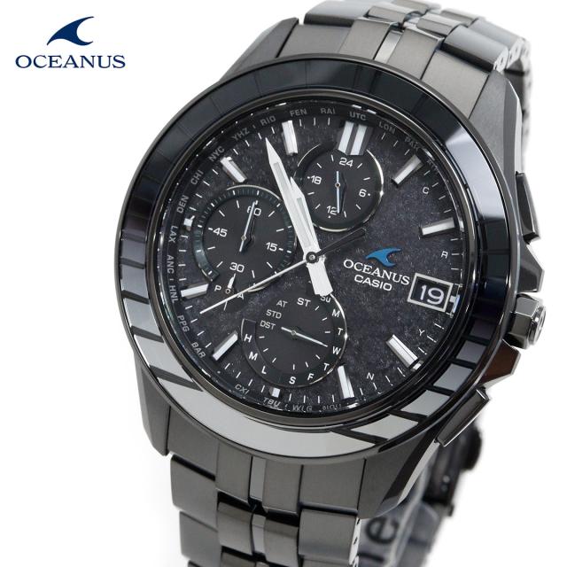 オシアナス Manta マンタ 限定モデル OCW-S7000CN-1AJF メンズ 腕時計 電波 ソーラー タフソーラー CASIO OCEANUS カシオ 日本製 Premium Production Line