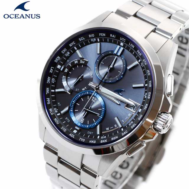 カシオ オシアナス CASIO OCEANUS 電波 ソーラー 電波時計 腕時計 ...