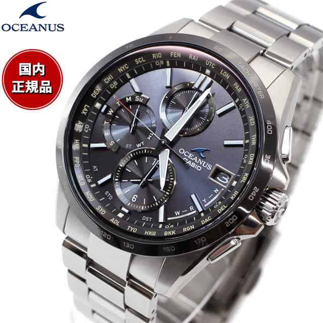 販売注文ＣＡＳＩＯ ＯＣＥＡＮＵＳ 電波ソーラー カシオ オシアナス ＯＣＷ−Ｐ１００ メンズ 稼働品 防水 時計/247 その他