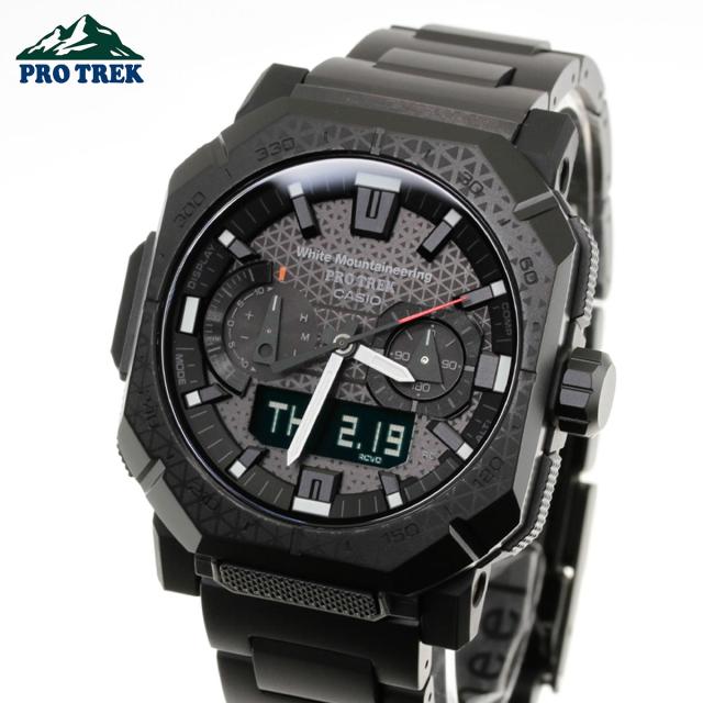 カシオ プロトレック CASIO PRO TREK 電波 ソーラー White Mountaineering コラボ 限定 腕時計 メンズ Climber Line PRW-B1000WM-1JR ホワイトマウンテニアリング