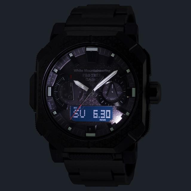 カシオ プロトレック CASIO PRO TREK 電波 ソーラー White Mountaineering コラボ 限定 腕時計 メンズ Climber Line PRW-B1000WM-1JR ホワイトマウンテニアリング_13
