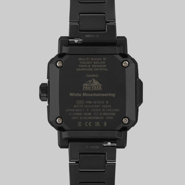 カシオ プロトレック CASIO PRO TREK 電波 ソーラー White Mountaineering コラボ 限定 腕時計 メンズ Climber Line PRW-B1000WM-1JR ホワイトマウンテニアリング_15