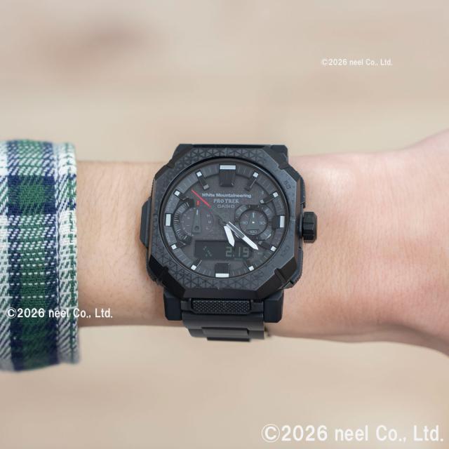 カシオ プロトレック CASIO PRO TREK 電波 ソーラー White Mountaineering コラボ 限定 腕時計 メンズ Climber Line PRW-B1000WM-1JR ホワイトマウンテニアリング_6