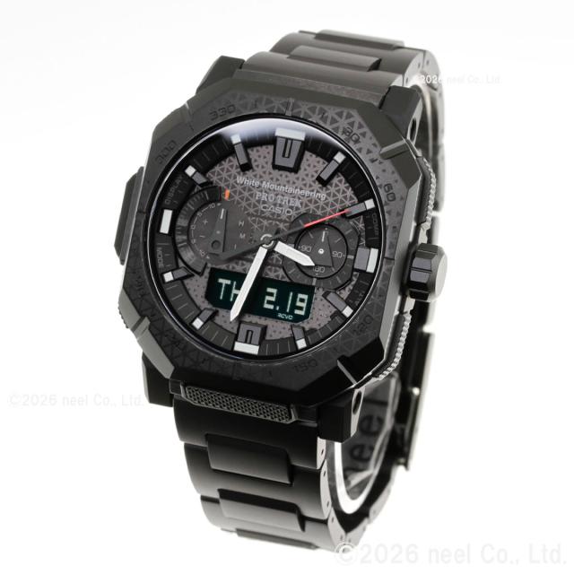 カシオ プロトレック CASIO PRO TREK 電波 ソーラー White Mountaineering コラボ 限定 腕時計 メンズ Climber Line PRW-B1000WM-1JR ホワイトマウンテニアリング_9
