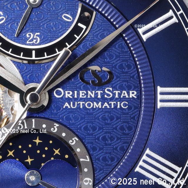 オリエントスター ORIENT STAR M45 F7 メカニカルムーンフェイズ 腕時計 メンズ 自動巻 機械式 日本製 RK-BT0002L_12