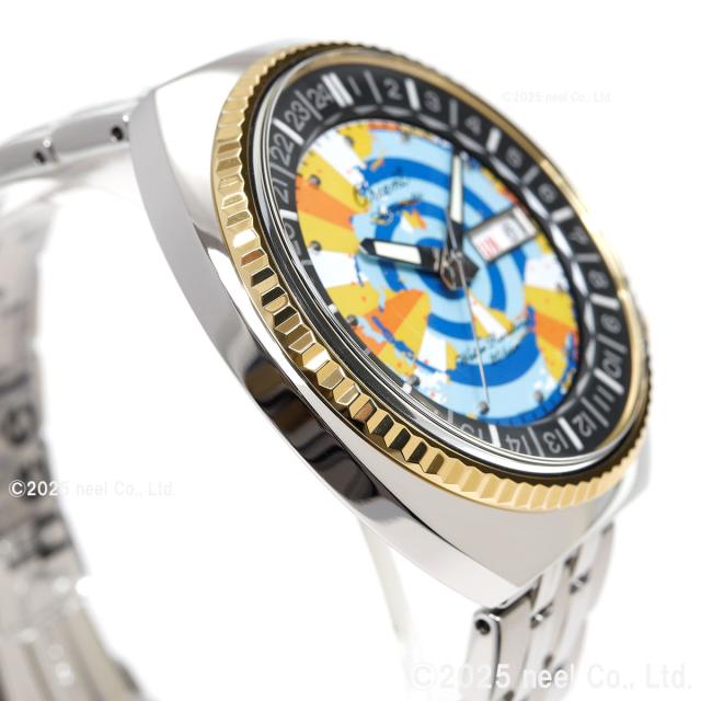 オリエント リバイバル ワールドマップ メンズ メタル RN-AA0E08Y ワールドマップ オリエント75周年モデル RN-AA0E08Y 数量限定モデル