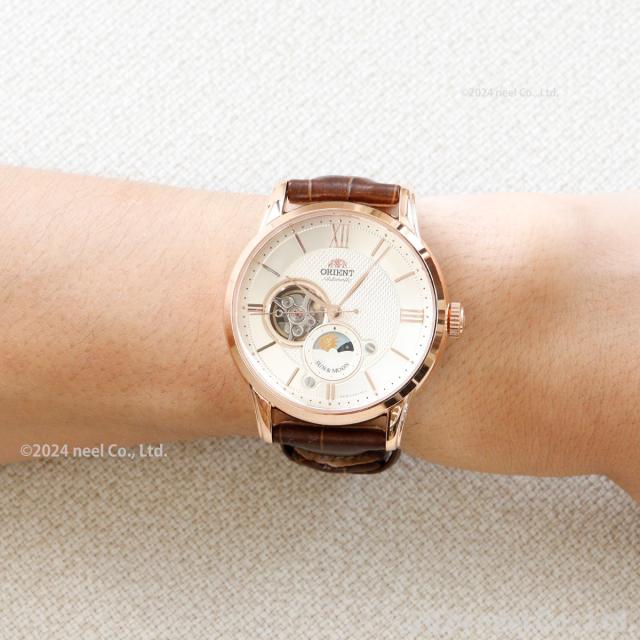 ORIENT sun&moon gen4 RN-AS0002S 自動巻き時計 Amazon.com: ORIENT Classic Semi Skeleton Sun & Moon