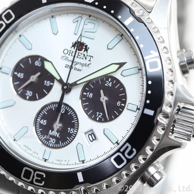 オリエント ORIENT スポーツ ソーラーパワード 腕時計 メンズ RN-TX0203S クロノグラフ マコ Mako_7