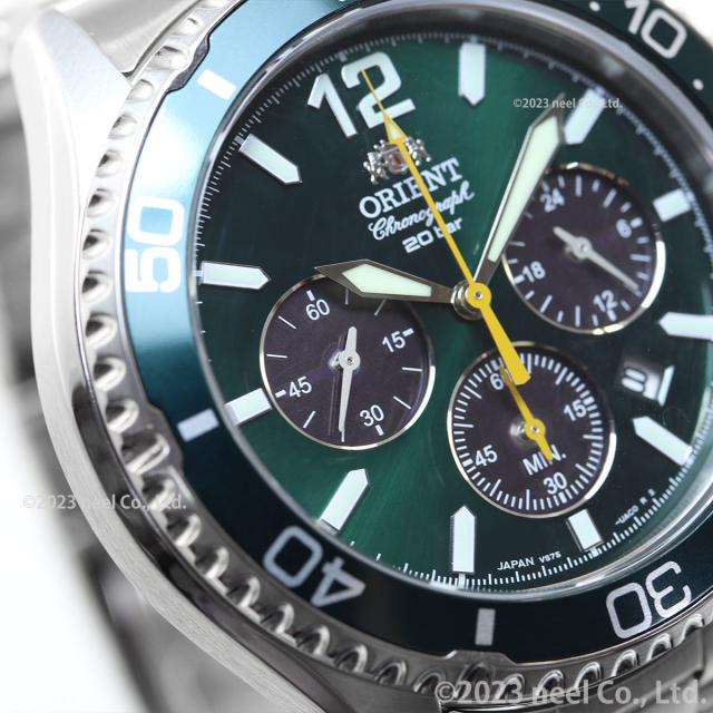 オリエント ORIENT スポーツ ソーラーパワード 腕時計 メンズ RN-TX0204E クロノグラフ マコ Mako_8