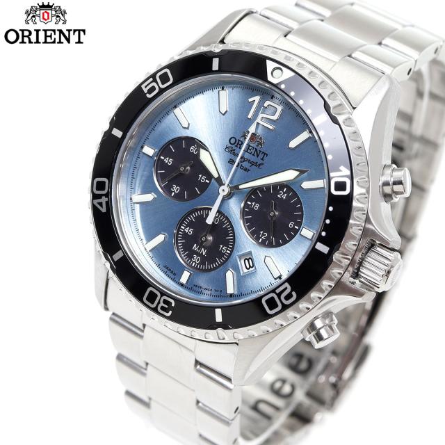 オリエント ORIENT スポーツ マコ Mako ソーラーパワード クロノグラフ 腕時計 メンズ RN-TX0206Lの通販は 32,340円