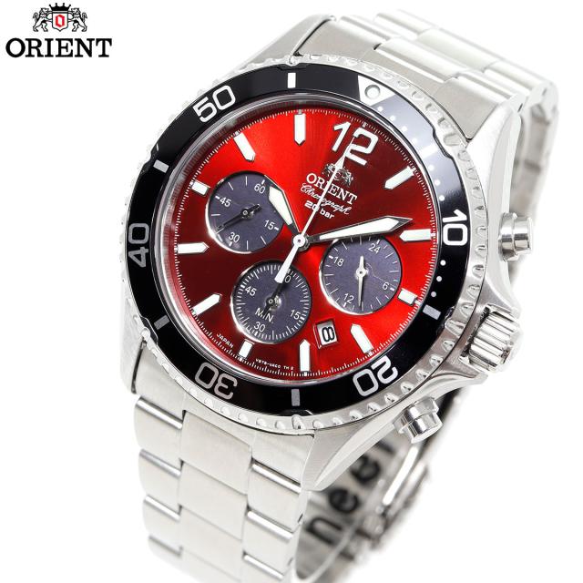 オリエント ORIENT スポーツ マコ Mako ソーラーパワード クロノグラフ 腕時計 メンズ RN-TX0207Rの通販は
