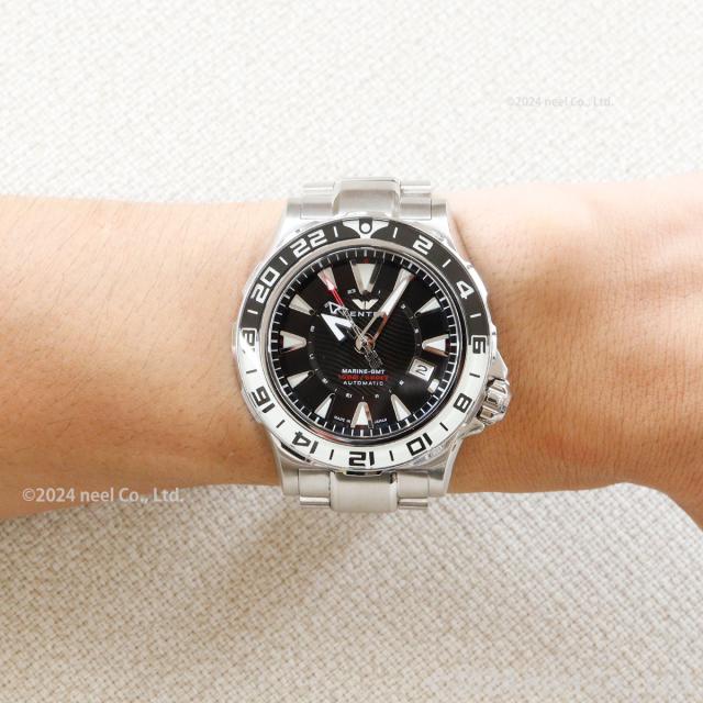 3年保証 ケンテックス S820X-01 メンズ 腕時計 マリン GMT ブラック 限定188本 正規品 日本製 メカニカル GMT 自動巻 KENTEX 新品 ケンテックス MARINE GMT 自動巻き 腕時計 メンズ 数量限定モデル