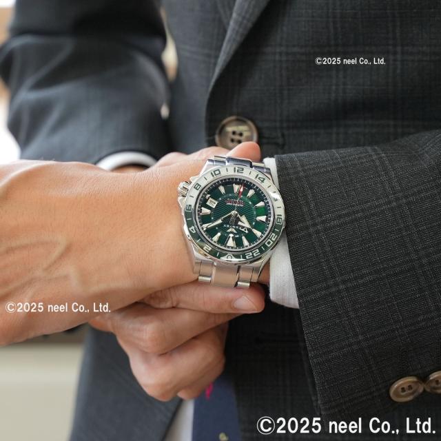 ケンテックス KENTEX マリンGMT グリーンMOP 限定188本 MARINE GMT Green-MOP 腕時計 メンズ 自動巻き 日本製 S820X-11_4
