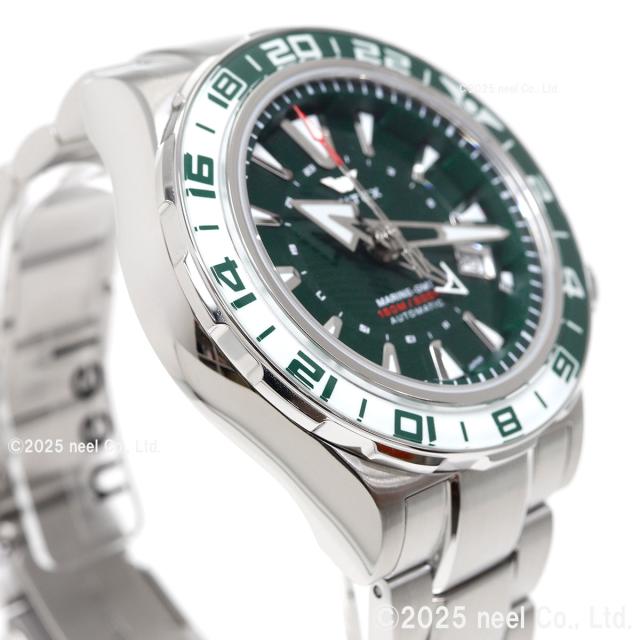 ケンテックス KENTEX マリンGMT グリーンMOP 限定188本 MARINE GMT Green-MOP 腕時計 メンズ 自動巻き 日本製 S820X-11_8