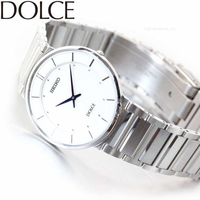 セイコー ドルチェ＆エクセリーヌ 腕時計 薄型ペア SEIKO DOLCE&EXCELINE ホワイト SACK015｜au PAY マーケット