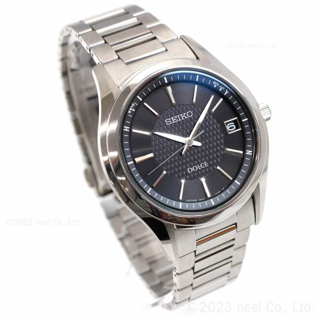 稼働 良品 SEIKO DOLCE コンビ スクエア カーブガラス 腕細め