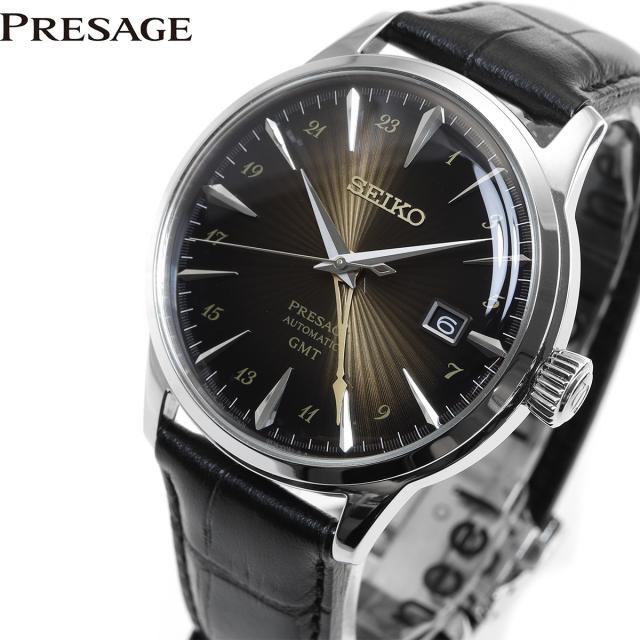 SEIKO 自動巻き時計 GMT SBRY243 セイコー プレザージュ 自動巻き メカニカル 腕時計 メンズ SARY243