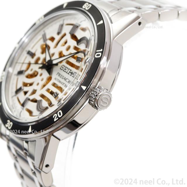 新品　SEIKO プレザージュ SARY255 メカニカル　自動巻　腕時計 セイコー プレザージュ Style60's スケルトンダイヤル SARY255