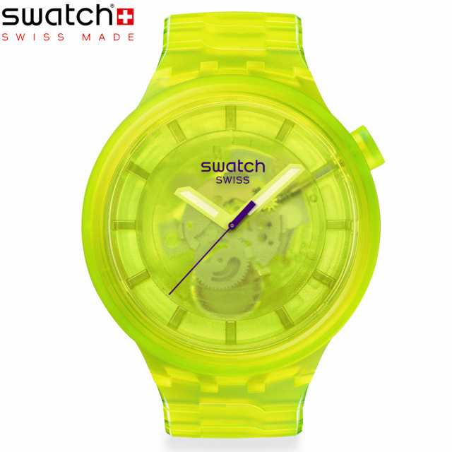 swatch スウォッチ 腕時計 メンズ レディース オリジナルズ ビッグボールド バイオソース BIG BOLD BIOSOURCED YELLOW JOY SB05J103