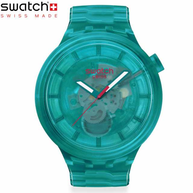 swatch スウォッチ 腕時計 メンズ レディース オリジナルズ ビッグボールド バイオソース BIG BOLD BIOSOURCED TURQUOISE JOY SB05L101