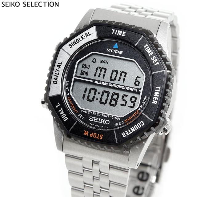 セイコー セレクション SEIKO SELECTION Sシリーズ INTERNATIONAL LINE 宇宙兄弟コラボ 限定 ムッタ デジタル 腕時計 SBJG023 シルバー