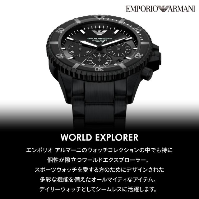 エンポリオアルマーニ EMPORIO ARMANI 腕時計 メンズ クロノグラフ ステンレススチールウォッチ AR11587_11