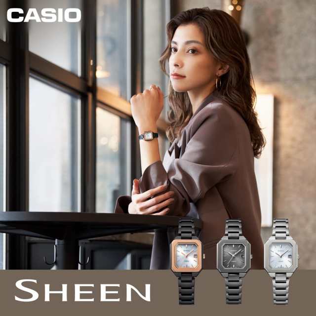 カシオ シーン CASIO SHEEN ソーラー 腕時計 レディース SHS-4528J-7AJF シルバーの通販はau PAY マーケット -  neelセレクトショップ | au PAY マーケット－通販サイト