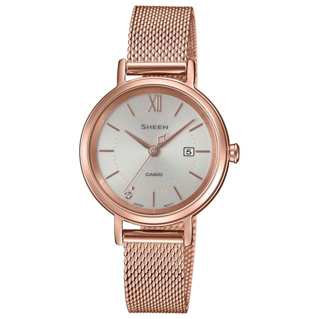 カシオ シーン CASIO SHEEN ソーラー 腕時計 レディース SHS-D300PGM-4AJF