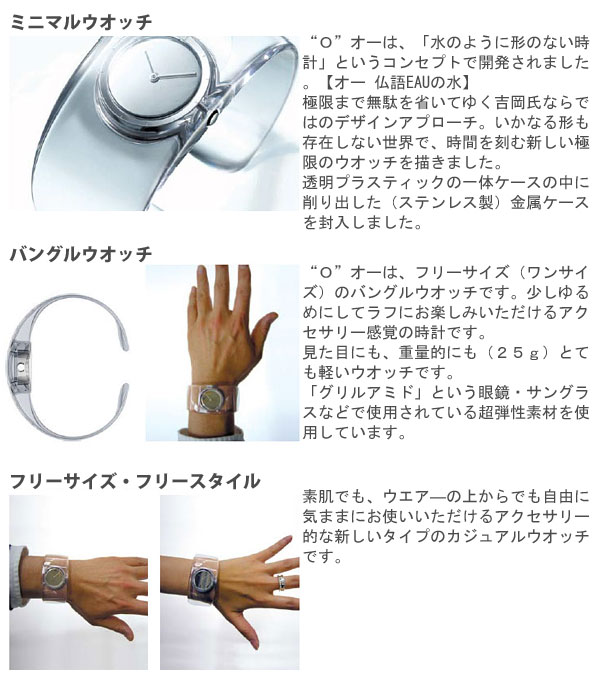 イッセイミヤケ ISSEY MIYAKE ウオッチ レディース O オー 吉岡徳仁絵図面 SILAW001