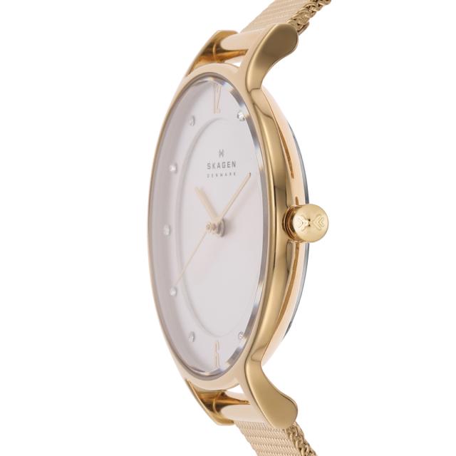 スカーゲン SKAGEN ウオッチ レディース ANITA LILLE ゴールド音の高低 スチールメッシュウォッチ SKW2150