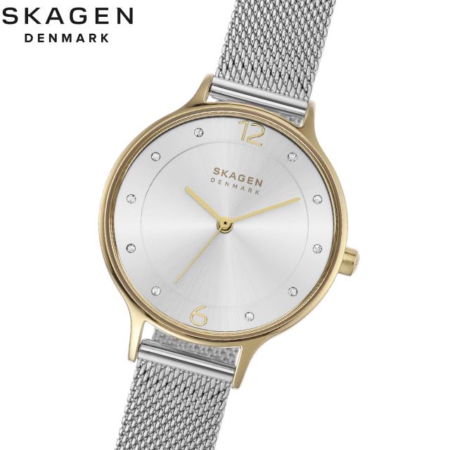 スカーゲン SKAGEN ウオッチ レディース ANITA LILLE ツートーン スチールメッシュウォッチ SKW2340