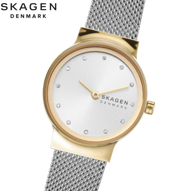 スカーゲン SKAGEN 腕時計 レディース FREJA LILLE ツートーン スチールメッシュウォッチ SKW2666