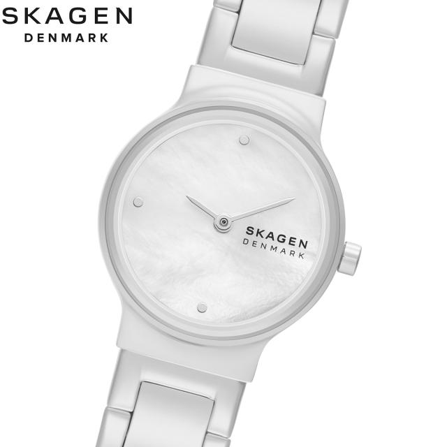 スカーゲン SKAGEN ウオッチ レディース FREJA LILLE 二針 しろがね色 ステンレススチールウォッチ SKW3168