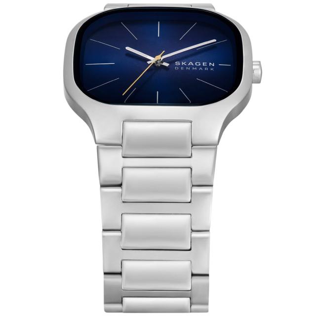 スカーゲン SKAGEN 腕時計 メンズ MELLEM 三針 シルバー ステンレス