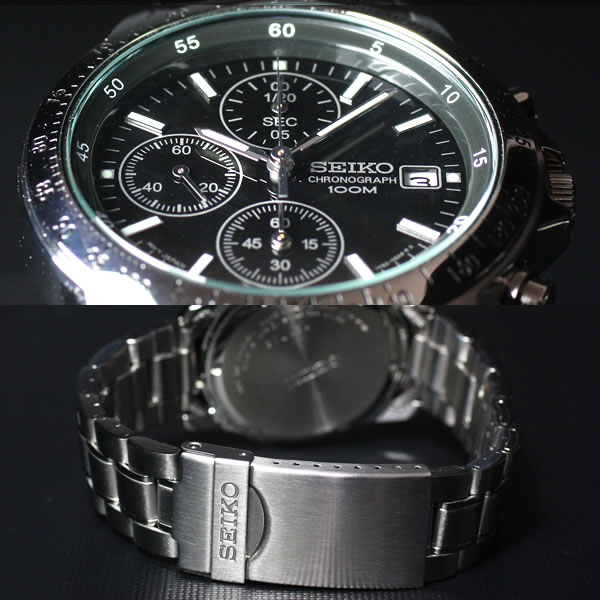 セイコー逆輸入 SEIKO クロノグラフ 100m防水 SND367P1の通販はau PAY