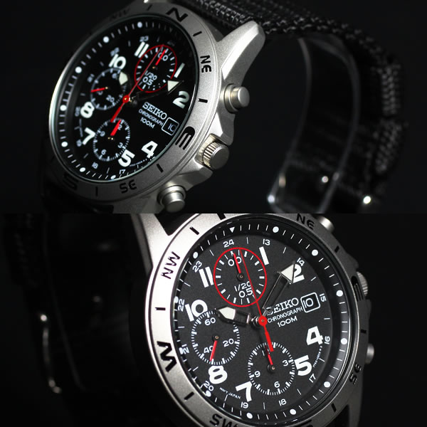 セイコー 逆輸入 SEIKO 腕時計 ミリタリー クロノグラフ SND399P1