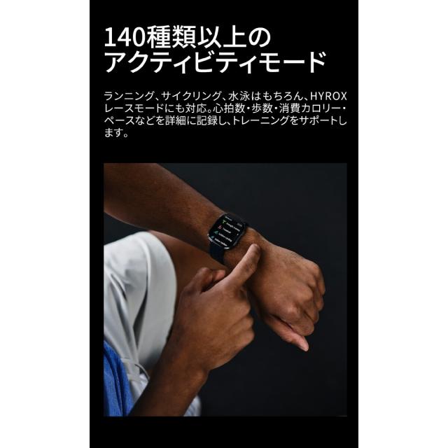 アマズフィット AMAZFIT スマートウォッチ Bip6 ビップ6 レッド 腕時計 メンズ レディース ウェアラブル 睡眠 フィットネス SP170074-C03_1