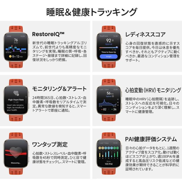 アマズフィット AMAZFIT スマートウォッチ Bip6 ビップ6 ストーン 腕時計 メンズ レディース ウェアラブル 睡眠 フィットネス SP170074-C230_13