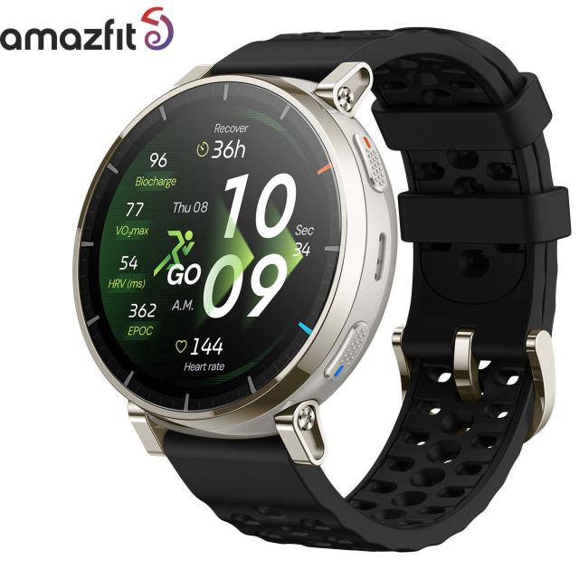 アマズフィット AMAZFIT スマートウォッチ Active 3 Premium アペックスシルバー 腕時計 メンズ レディース GPS ランニング マラソン ウェアラブル SP170082-C248
