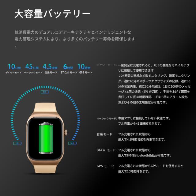 ミブロ Mibro スマートウォッチ Mibro Watch T2 BL SP380008-C60 ディープブルー 腕時計 メンズ レディース_16